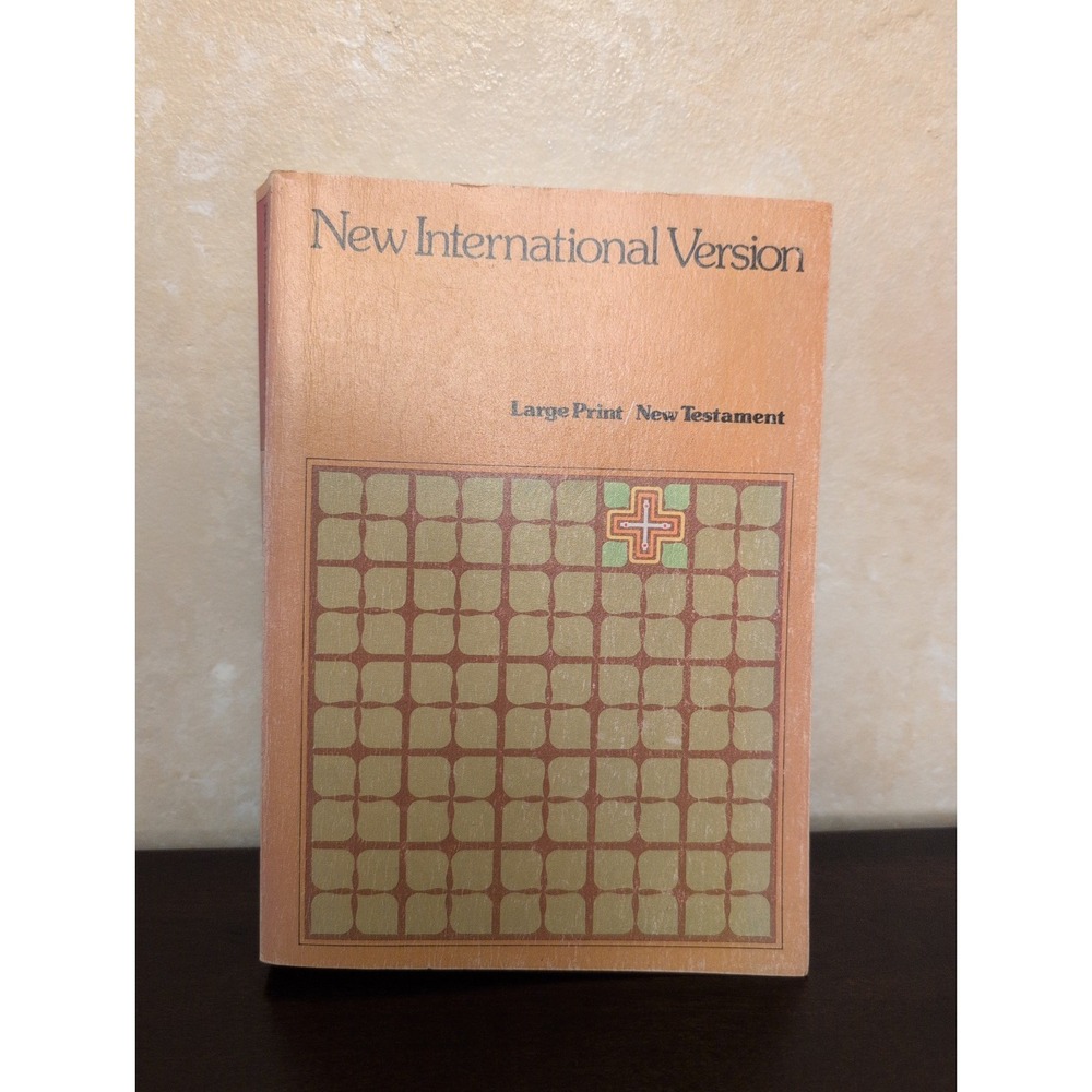 Vintage New International Version Large Print New Testament Orange Soft Cover